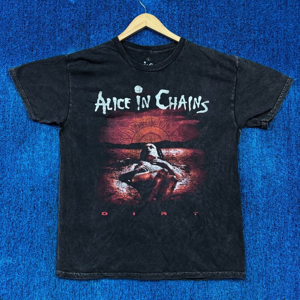 Alice In Chains Black 'Dirt' Graphic Short Sleeve Tee